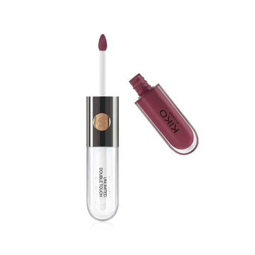 Kiko Milano Unlimited Double Touch Lipstick Lip Gloss (121 Dark Rosy Chestnut)